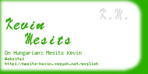 kevin mesits business card